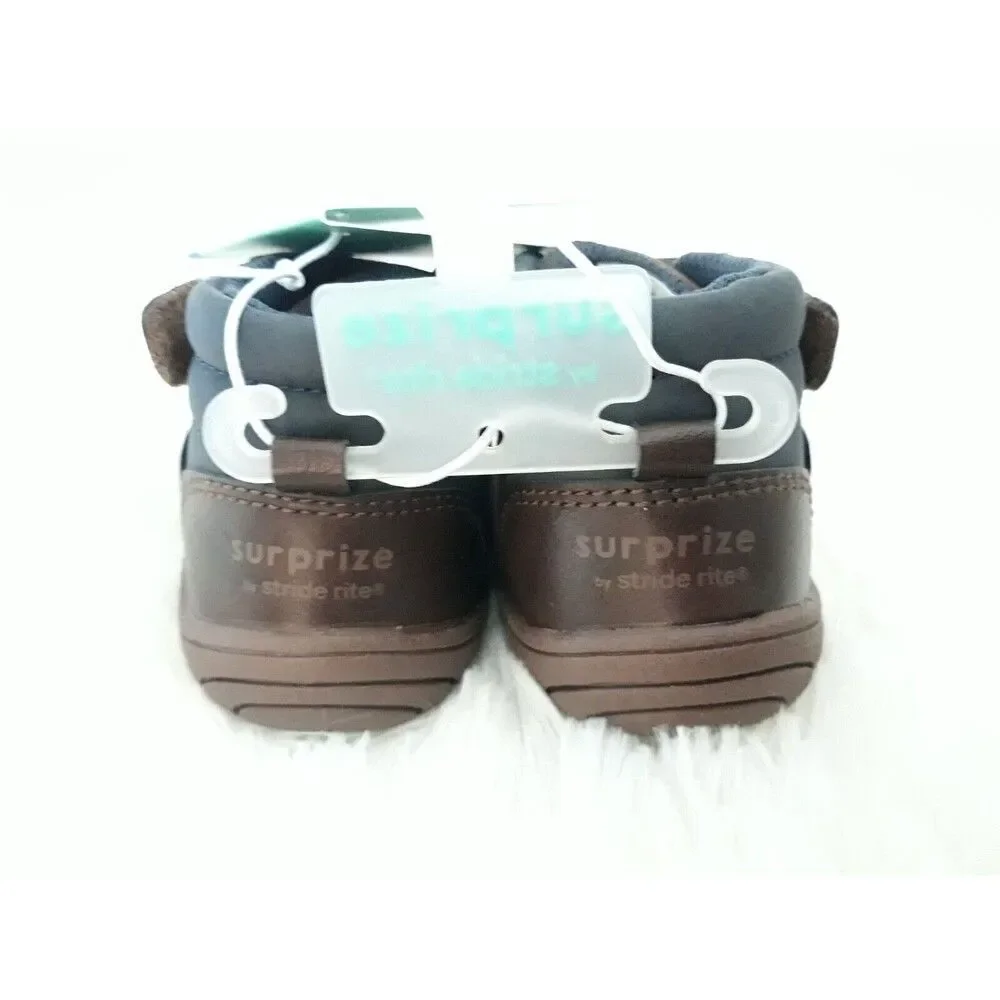 Surprize By Stride Rite Infant "No Tie" Boots Size 3 (Machine washable) - NEW!!! - Picture 4 of 8